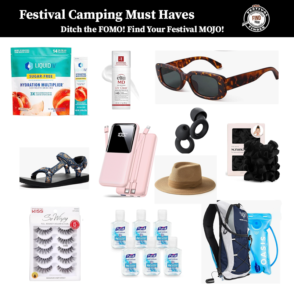 Fashion camping Festival must haves